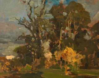 Autumn Prairie Forest Painting - Tina Blau — artwork view