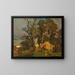 Autumn Prairie Forest Painting - Tina Blau — framed artwork on a wall
