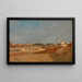 Laundry on the Vienne near St. Veit - Tina Blau — framed artwork on a wall