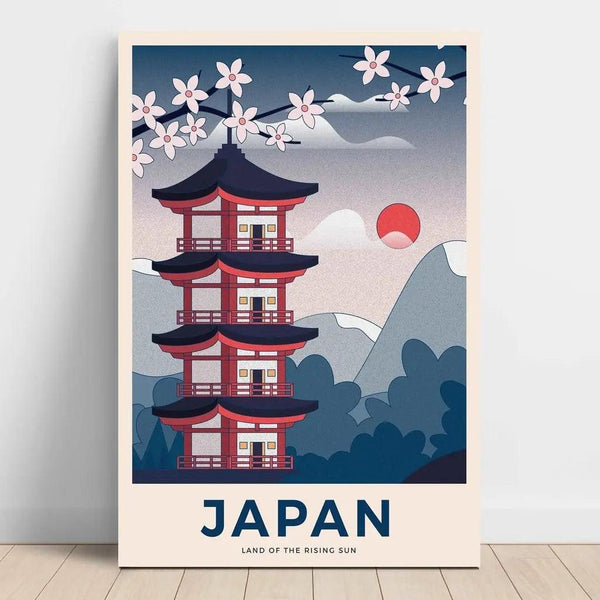 Asian Painting - Japanese Serenity — wall display of the artwork