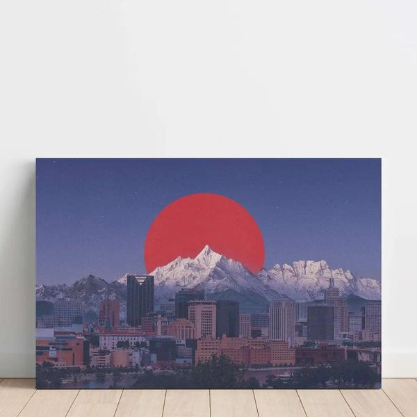 Reproduction of the painting Asian painting - Urban Horizon