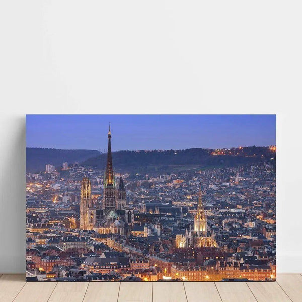 Photo print - Rouen at dusk