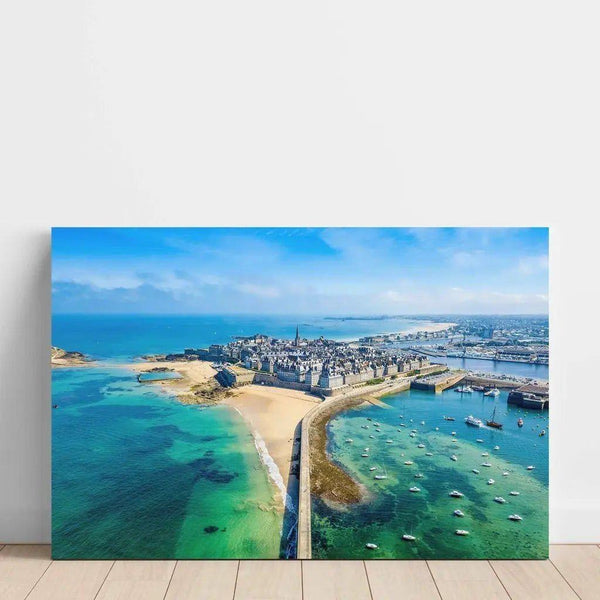 Photo print - Aerial view of Saint-Malo