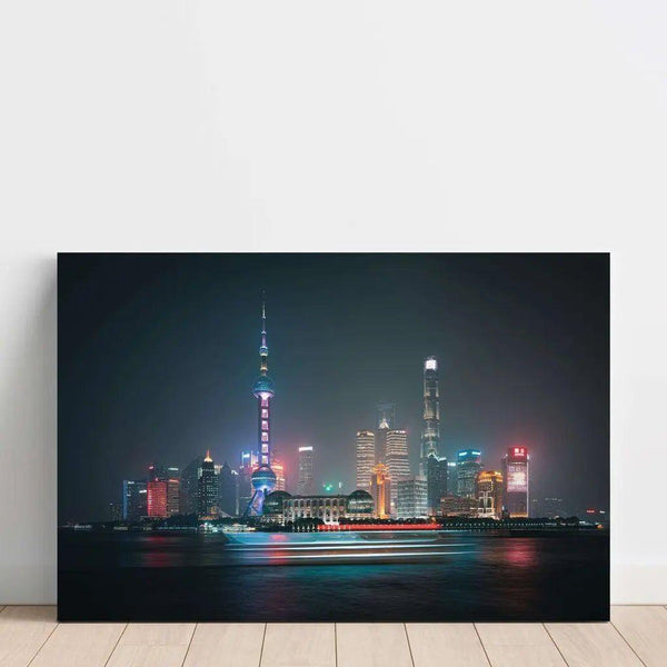 Photo print of China - The nocturnal magic of Shanghai