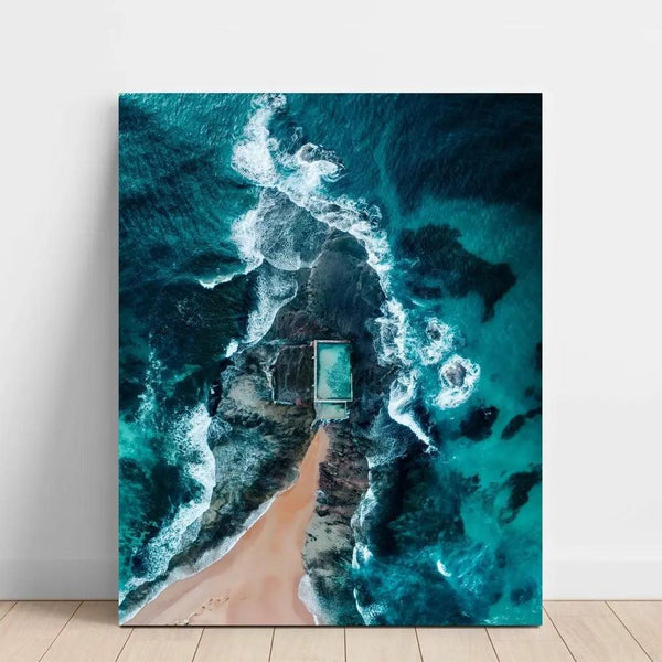 Photo print of the sea - Maritime oasis