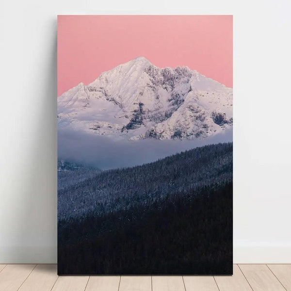 Landscape photo print - The pink mountain
