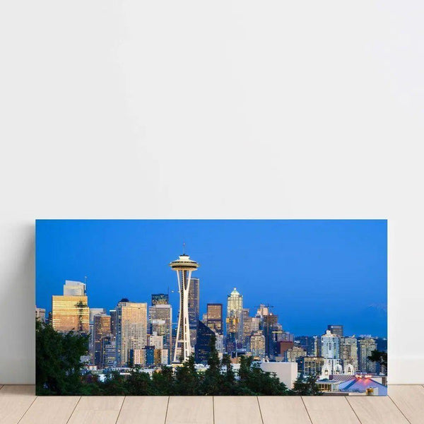 City photo print - Seattle, Goddess of the Night