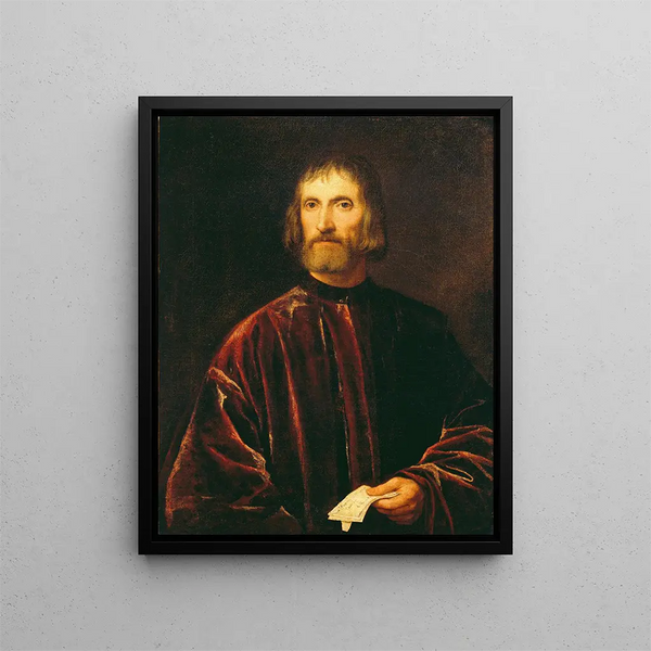 Andrea dei Franceschi - Titien — framed artwork on a wall