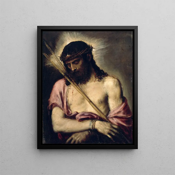 Here is the man - Titian — framed artwork on a wall