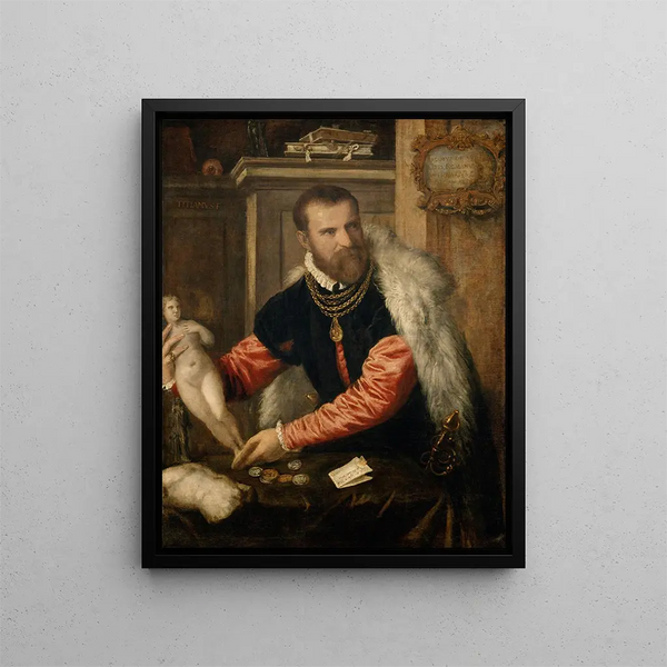 Jacopo Strada - Titien — framed artwork on a wall