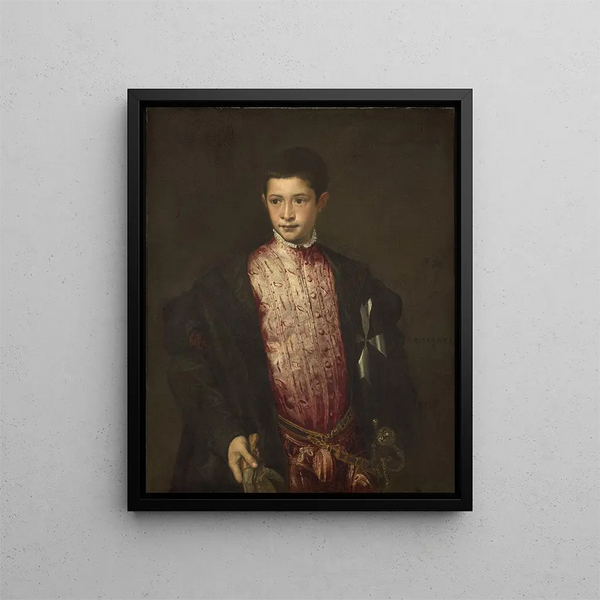 Ranuccio Farnèse Painting - Titian — framed artwork on a wall