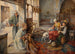 At the rug seller - Tito della Fralte — artwork view
