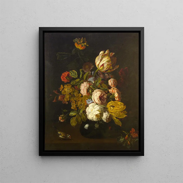 Flower Still Life - Tobias Stranover — framed artwork on a wall