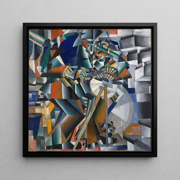 Tochilschik Principe Melkaniia Le Meunier ou Principe de l'Éclat - Kazimir Malevich — wall display of the artwork