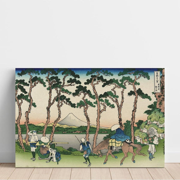 Reproduction of the painting Tokaido Hodogaya - Katsushika Hokusai