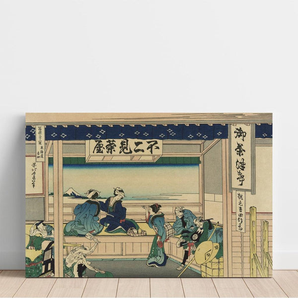 Reproduction of the painting Tokaido Yoshida - Katsushika Hokusai