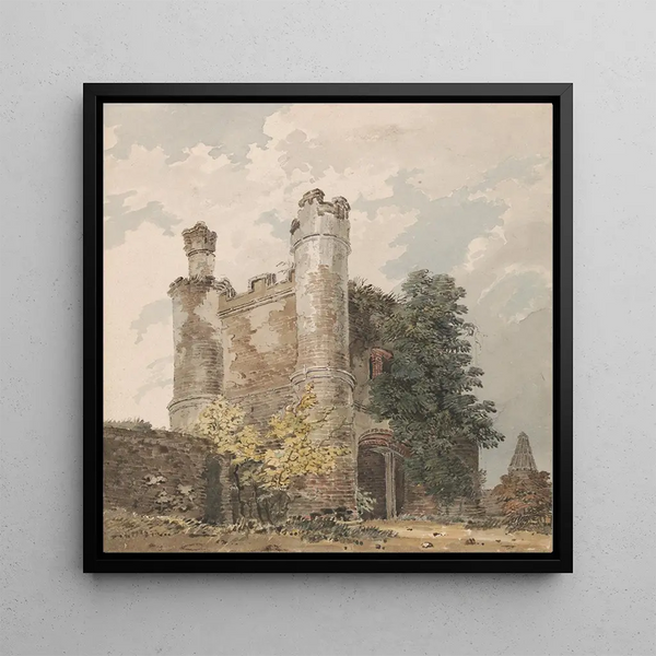 Tolleshunt, Beckingham, Essex - Thomas Girtin — framed artwork on a wall