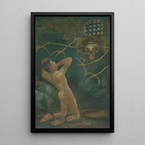 Totalitarianism Painting - Tom Andraković — framed artwork on a wall