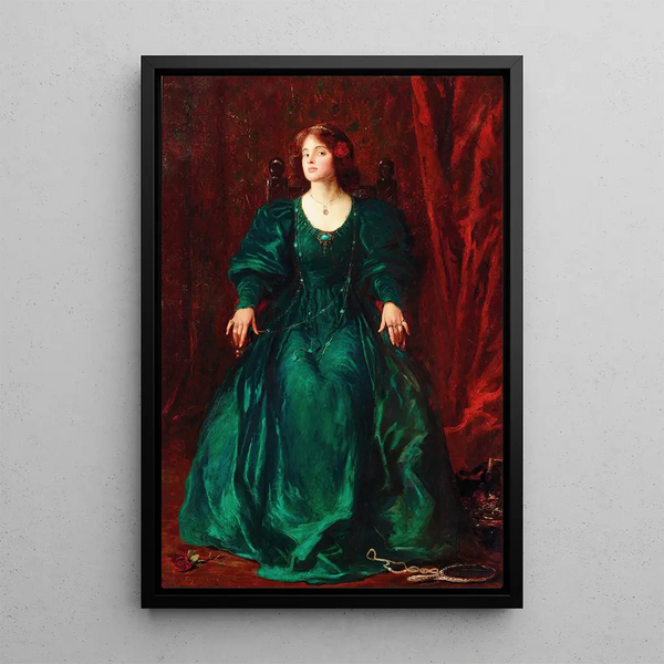 Vanité Painting - Tom Edwin Mostyn — framed artwork on a wall