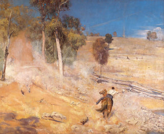 A Getaway - Tom Roberts — artwork view