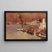 a Morning in Autumn at Milsons Point Sydney - Tom Roberts — framed artwork on a wall