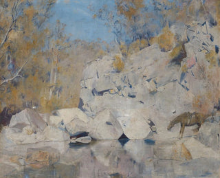 In a Corner at Macintyre - Tom Roberts — artwork view