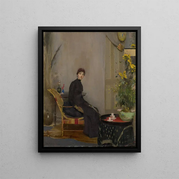 Mme L. A. Abrahams - Tom Roberts — framed artwork on a wall