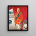 L'empereur François-Joseph Ier dans l'uniforme de gala d'un maréchal britannique - Tom von Dreger — framed artwork on a wall