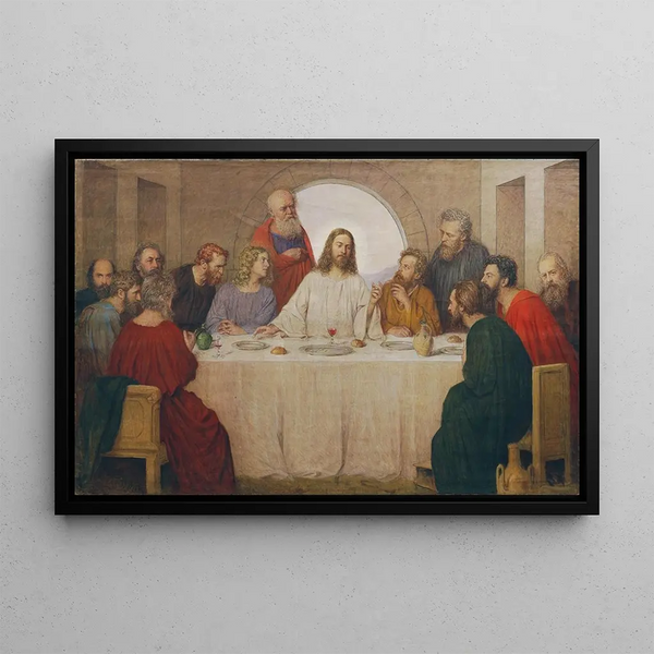 The Last Supper - Tom von Dreger — framed artwork on a wall
