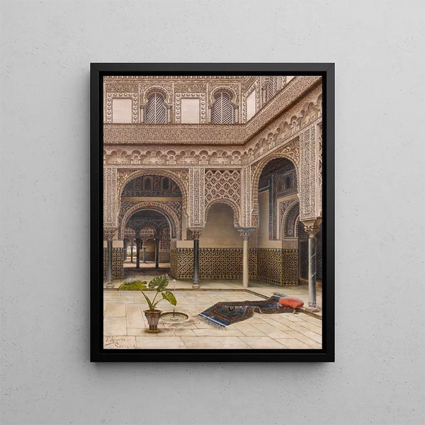 L'Alcázar de Séville - Tomás Aceves — framed artwork on a wall