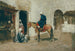 Moroccan painting on horseback - Tomàs Moragas y Torras — artwork view