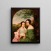 Portrait of three sisters from the Hausner family - Tomasz Tyrowicz — framed artwork on a wall