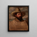 Self-portrait Painting - Tomasz Tyrowicz — framed artwork on a wall