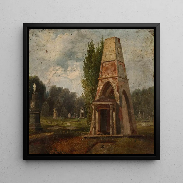 Tombe de Kochanowski au cimetière de Powązki - Marcin Zaleski — framed artwork on a wall