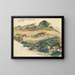 Mont des Immortels de Penglai - Tomioka Tessai — framed artwork on a wall