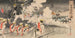 Troops marching from Weonsan to Pyeongyang and the fierce battle between two armies - Tomita Shōkō — artwork view