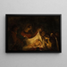 The Virgin with the Child Jesus - Tommaso Gazzarini — framed artwork on a wall