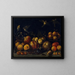 Nature morte with pomegranates, apples, pears, grapes, figs, and birds - Tommaso Realfonso — framed artwork on a wall