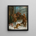 The Contested Shot - Tompkins Harrison Matteson — framed artwork on a wall