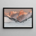 Le Kaisertal dans la lumière du soir - Toni Haller — framed artwork on a wall