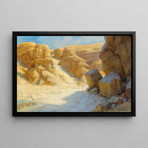 Valley of the Kings, Luxor - Tony Binder — framed artwork on a wall