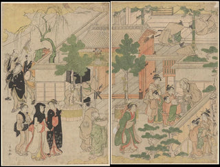 The Morning of the New Year - Torii Kiyonaga — artwork view