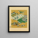 Fleurs de brume - Tosa Mitsuyoshi — framed artwork on a wall