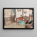 L'amiral Ding Ruchang of the Beiyang Chinese fleet completely destroyed at Weihaiwei commits suicide at his official residence - Toshikata Mizuno — framed artwork on a wall