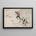Captain Higuchi - Toshikata Mizuno — framed artwork on a wall