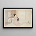 Kyiku imay bijin fzoku zen Pl01 - Toshikata Mizuno — framed artwork on a wall