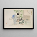 Modern Beauty and Current Customs Pl06 - Toshikata Mizuno — framed artwork on a wall