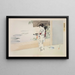 Kyiku imay bijin fuzoku zen Pl07 - Toshikata Mizuno — framed artwork on a wall