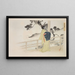 Kyiku imay bijin fuzoku zen Pl08 - Toshikata Mizuno — framed artwork on a wall