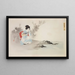 Kyiku imay bijin fzoku zen Pl09 - Toshikata Mizuno — framed artwork on a wall